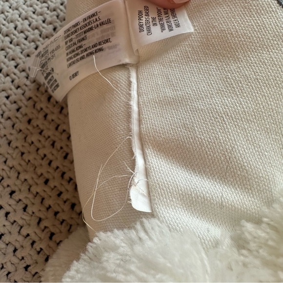 Disney Winnie The Pooh Bear Rainbow Cloud Pillow “A Snuggly Sort Of Day” Pom Pom - Picture 8 of 9